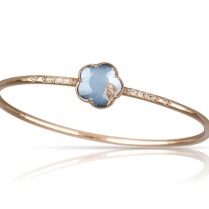 BRACELET PETIT JOLI LUNAIRE IN GOLD WITH ONYX AND WHITE MOONSTONE